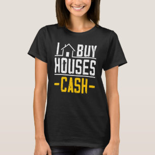 Camiseta Compro casas Inversionistas de efectivo Inmobiliar