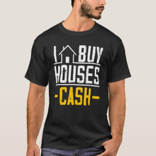 Camiseta Compro casas Inversionistas de efectivo Inmobiliar