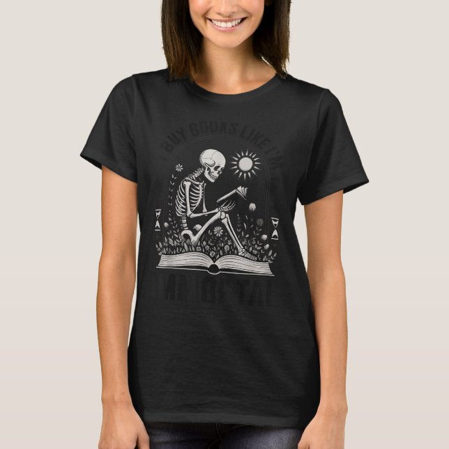 Camiseta Compro Libros Como Yo Inmortal (Anverso)