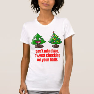 Camiseta Comprobación hacia fuera de sus bolas