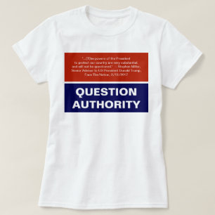 Camiseta Comprobaciones y equilibrios de la autoridad de pr