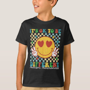 Camiseta Comprobado Está Bien Ser Distintos Avisos De Autis