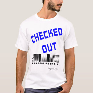 Camiseta Comprobado hacia fuera