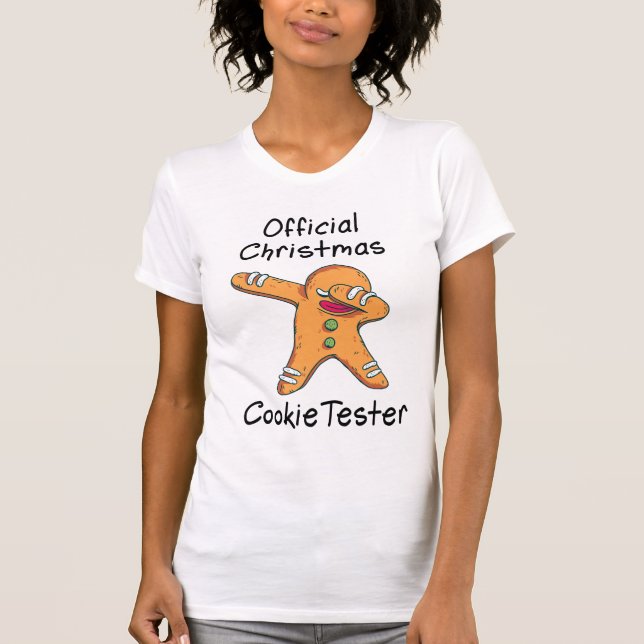 Camiseta Comprobador de cookies de Navidades oficiales (Anverso)