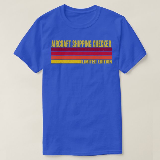 Camiseta Comprobador de envío de aeronaves (Diseño del anverso)