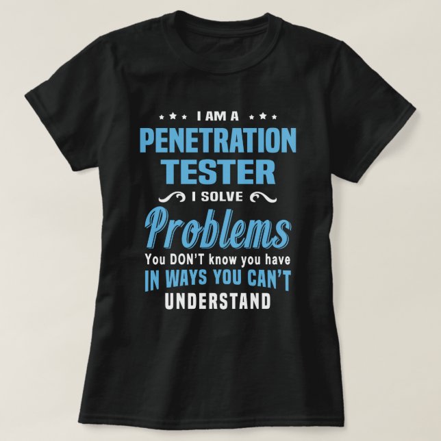Camiseta Comprobador de penetración (Diseño del anverso)