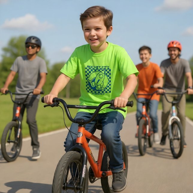 Camiseta Comprobadores de ciudades de cohetes (Subido por el creador)