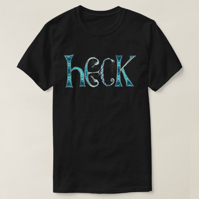Camiseta Comprobar la caligrafía celta (Diseño del anverso)