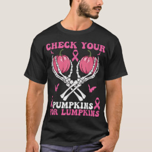 Camiseta Comprobar la conciencia sobre el cáncer de mama de
