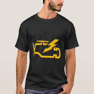 Camiseta Comprobar la luz del motor Funny Automotive Mechan