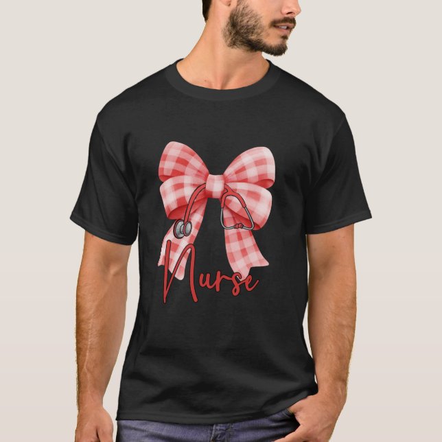 Camiseta Comprobar la medicina de Enfermería de la enfermer (Anverso)