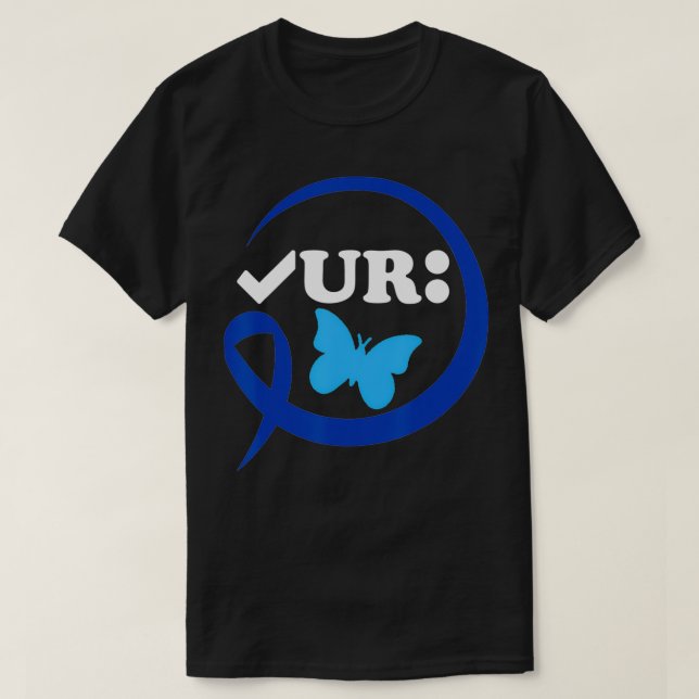 Camiseta Comprobar la sensibilidad al cáncer de colon diver (Diseño del anverso)