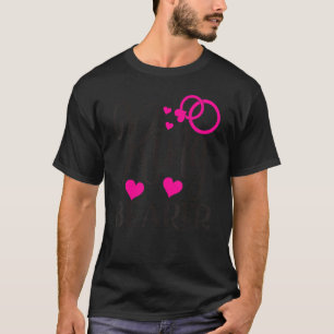 Camiseta Compromiso Cute del portador de anillo que coincid