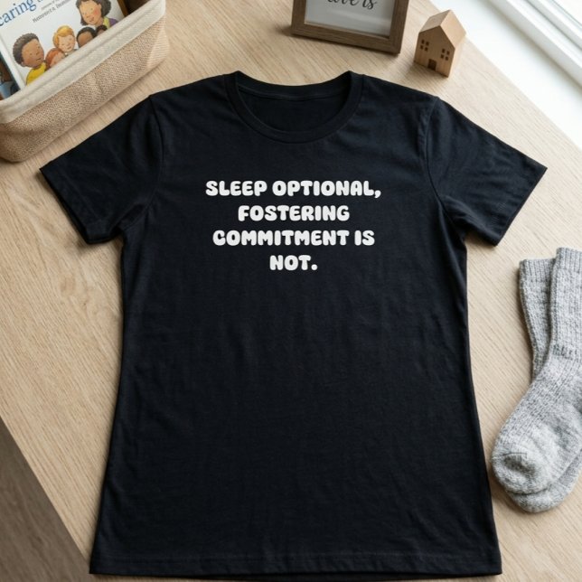 Camiseta Compromiso de Crianza con Sueño Opcional Vida de P (Subido por el creador)