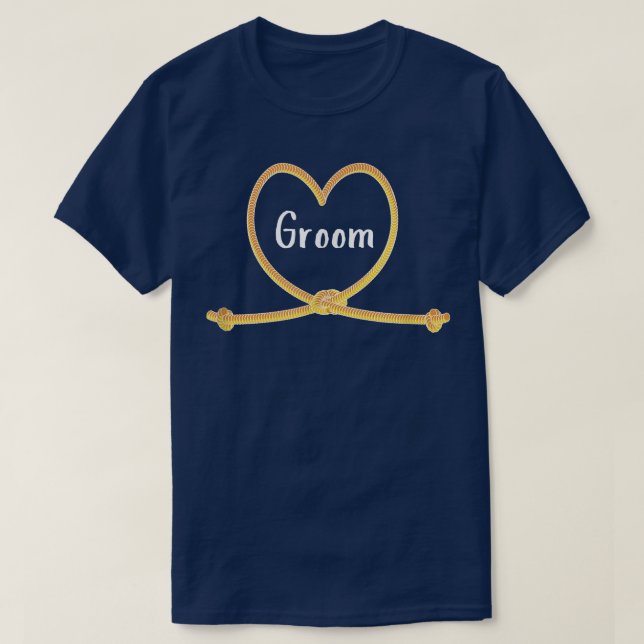 Camiseta Compromiso de Groom Mating Bride y Groom Boda (Diseño del anverso)