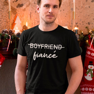 Camiseta Compromiso de parejas de prometer a novios