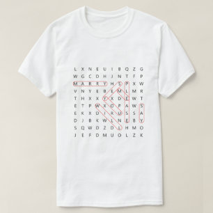 Camiseta Compromiso de propuesta de Groom Búsqueda de palab