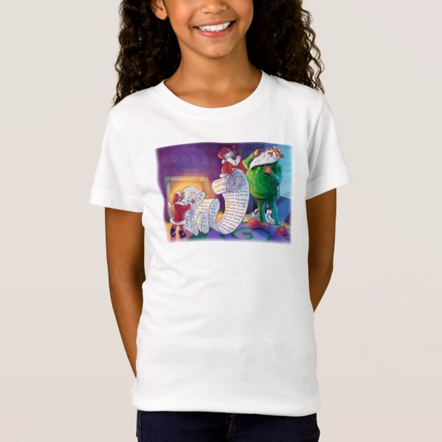 Camiseta Compruébelo dos veces Santa (Anverso)