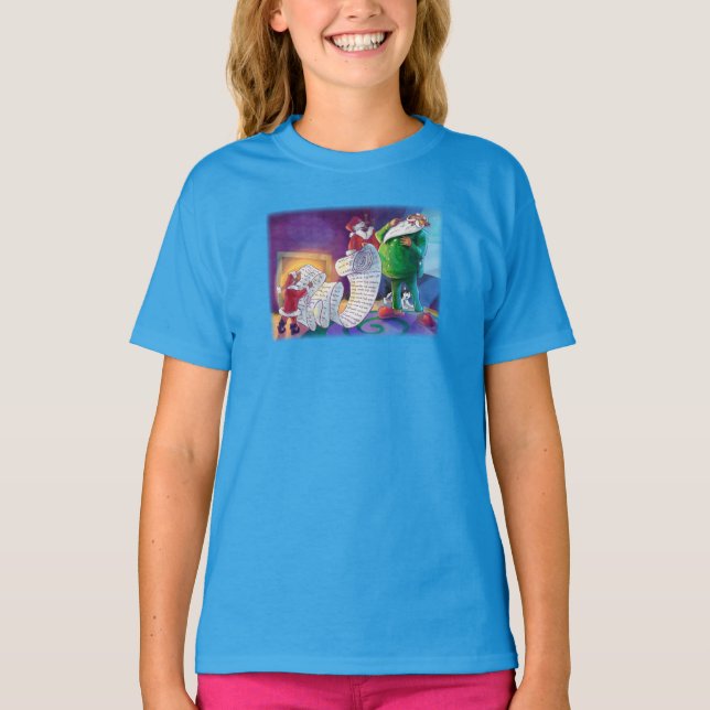 Camiseta Compruébelo dos veces Santa (Anverso)