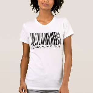 Camiseta Compruébeme hacia fuera - código de barras -