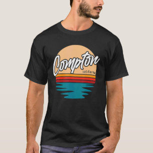 Camiseta Compton California Gangsta Rap California Retro