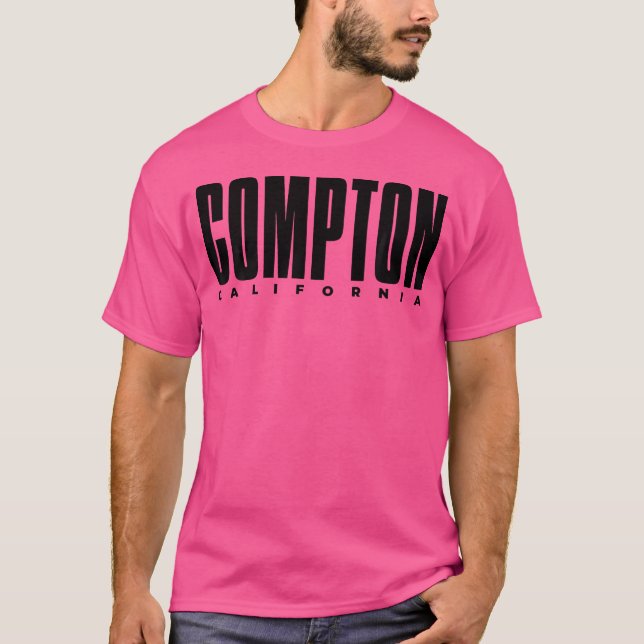 Camiseta Compton California - Hood Hip Hop (Anverso)