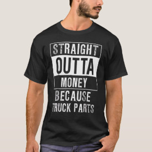 Camiseta Compton Outta Money Car Truck 4 Hombres Mujeres Ad