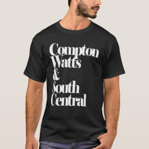 Camiseta Compton Watts y Hip Hop del Sur Central