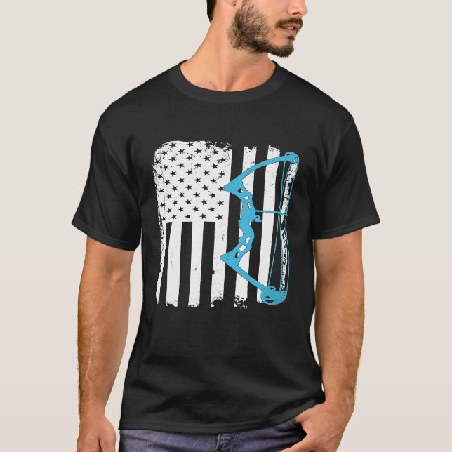 Camiseta Compuesto Bow Archery Bowhunter Hunter Orgullo Tee (Anverso)