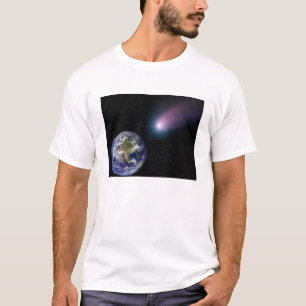 Camiseta Compuesto de Digitaces de un título del cometa