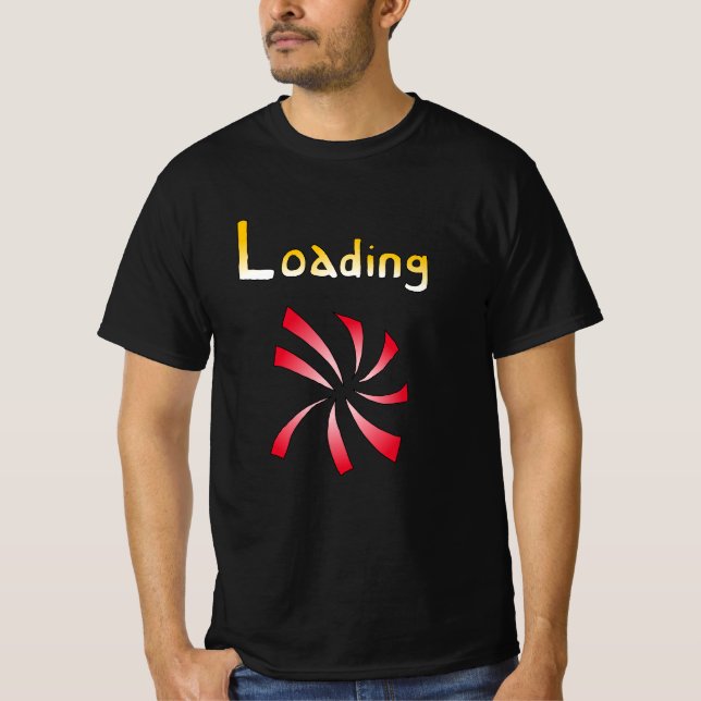Camiseta Computadora de carga (Anverso)