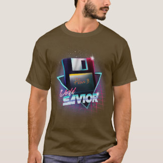 Camiseta Computadora de disquete de onda retro del salvador