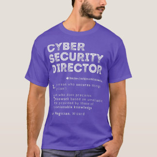 Camiseta Computadora divertida de definición de director de