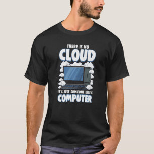 Camiseta Computadora Geek It Cloud Tech Support Science Ner