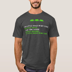 Camiseta Computadora Hacker del depurador de código de pro