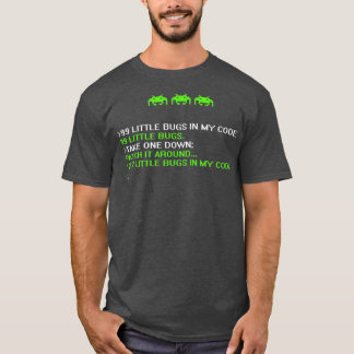 Camiseta Computadora Hacker del depurador de código de prog
