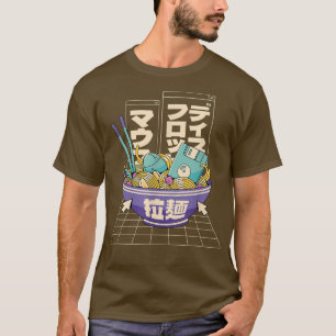Camiseta Computadora Ramen Anime Noodles Kawaii Japón