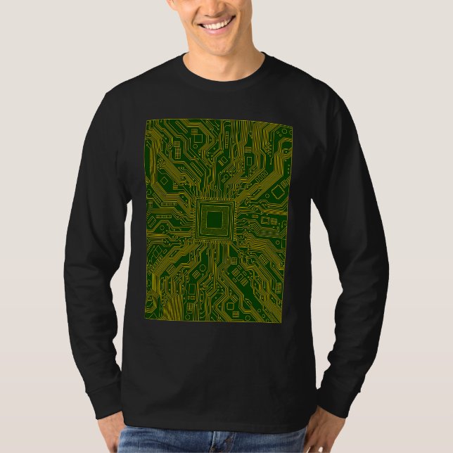 Camiseta Computer Circuit Board Electronics Technician (Anverso)