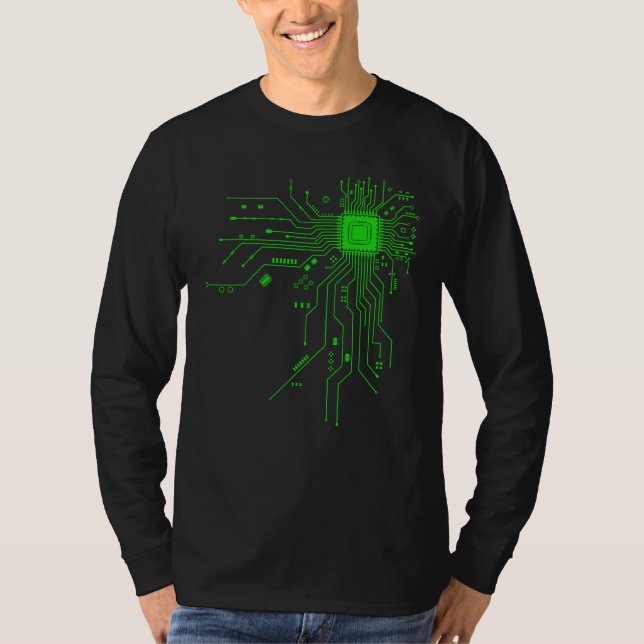 Camiseta Computer CPU Chip PCB Circuit Design Tech Gift (Anverso)