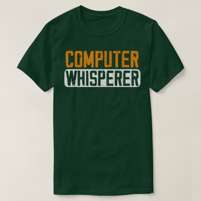 Camiseta Computer Science Whisperer Funny Coding Programmer (Diseño del anverso)