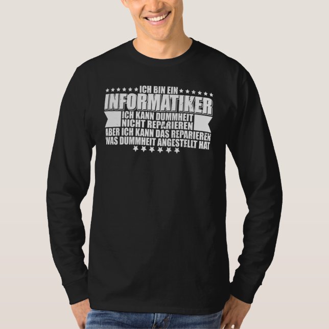 Camiseta Computer Scientist Admin IT Technician Network Pro (Anverso)