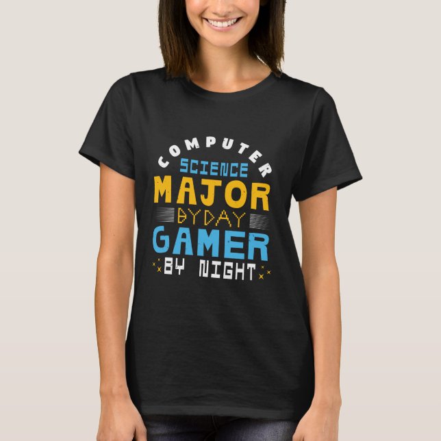 Camiseta Computer scientists by day Gamers by night (Anverso)