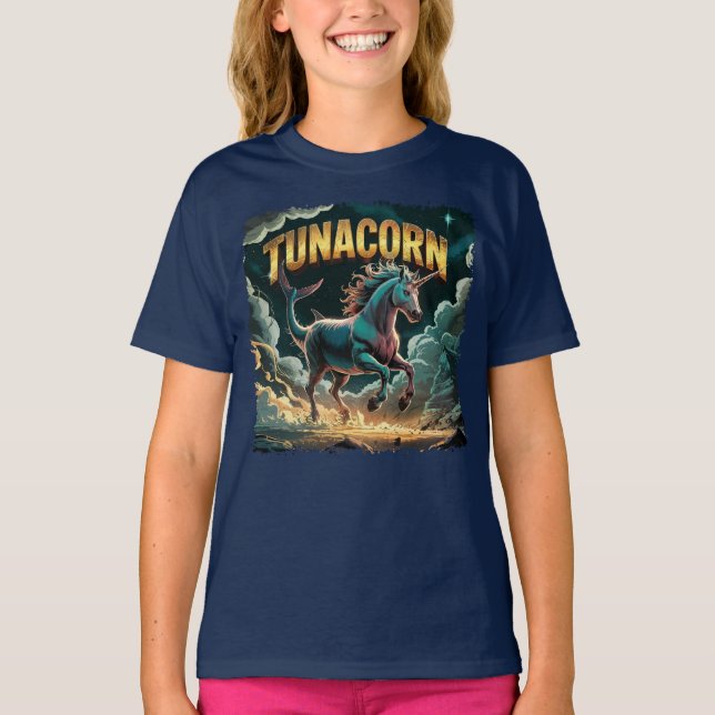 Camiseta Cómputo de la creatura del Ilustracion Tunacorn (Anverso)