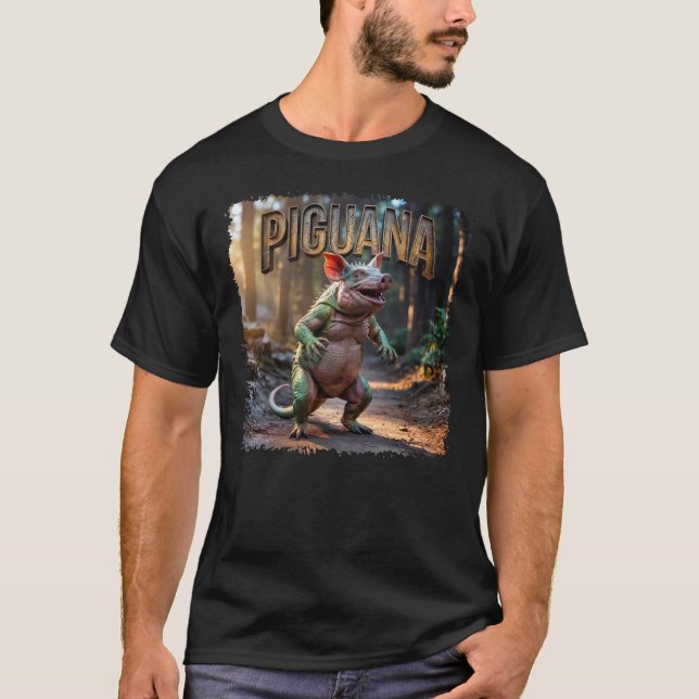 Camiseta Cómputo fotográfico de Piguana Funny (Anverso)