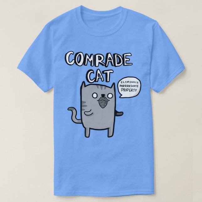 Camiseta Comrade Cat (Diseño del anverso)