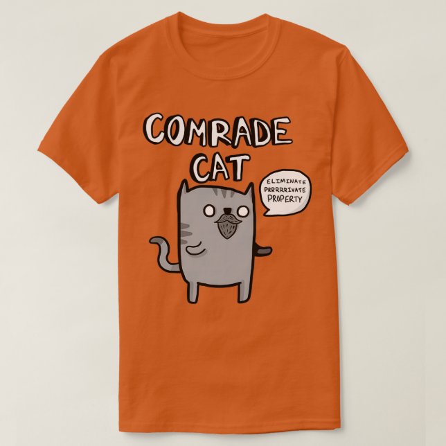 Camiseta Comrade Cat 1 (Diseño del anverso)