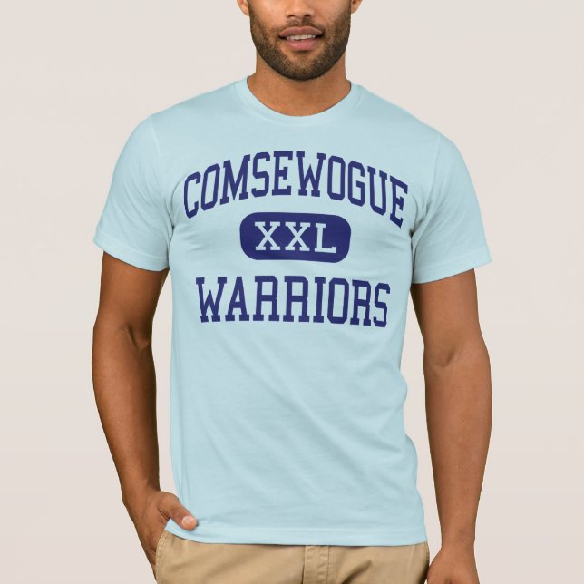 Camiseta Comsewogue - guerreros - estación de Jefferson del (Anverso)
