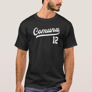 Camiseta Comuna 12 Español Barrios Medellín Colombia Comun