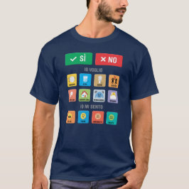 Camiseta Comunicación 01 de alusión al autismo italiano AAC