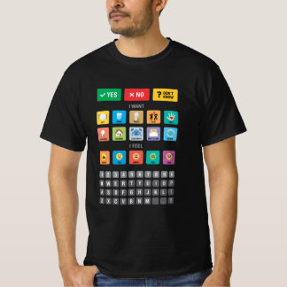 Camiseta Comunicación 03: Autismo inglés AAC PECS